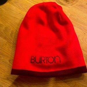 Burton Red Ski hat
